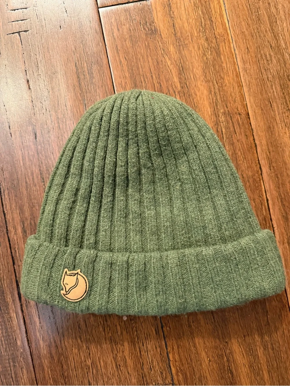 Ribbed Beanie - Olive Green